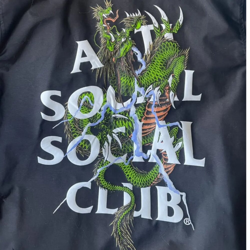 Anti Social Social Club Double Dragon New Jacket
